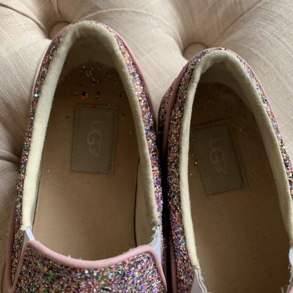 Ugg Sneakers Pink with Sparkles - Picture 2 of 4